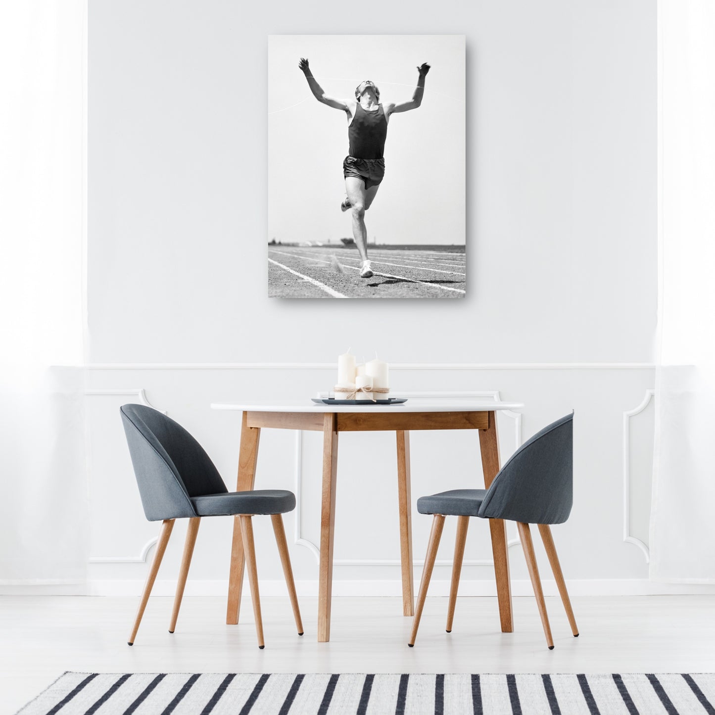 Retro Running Race Win - Vintage Images
