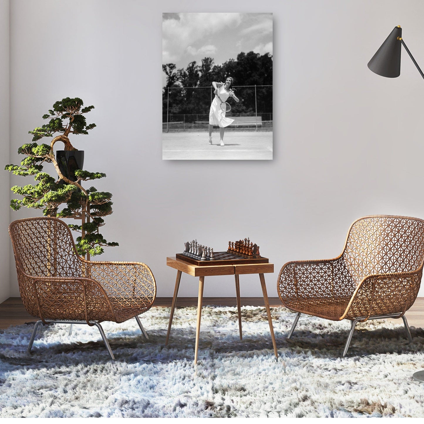 Servicio de tenis vintage - Vintage Images