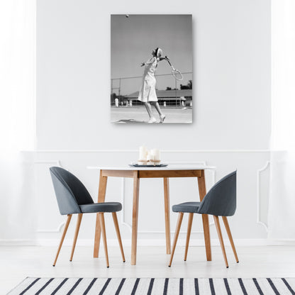 Ovehead Lob Tenis Chica - Vintage Images