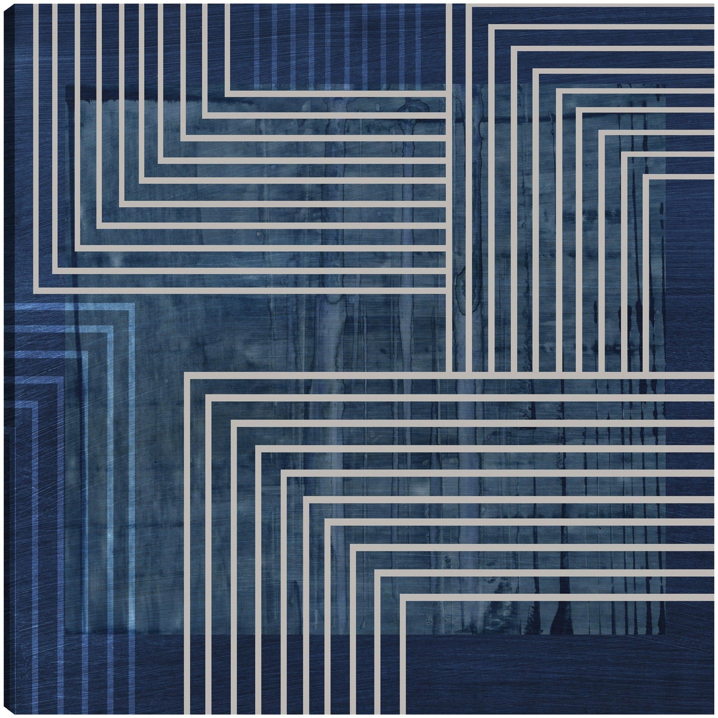 Debajo de las olas azul oscuro II - PI Studio