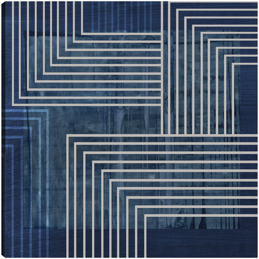 Debajo de las olas azul oscuro II - PI Studio