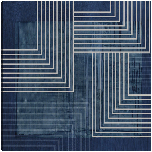 Debajo de las olas azul oscuro III - PI Studio