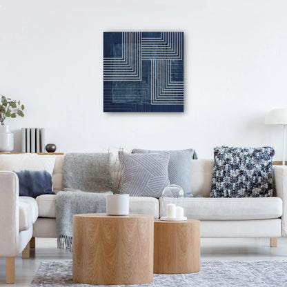 Debajo de las olas azul oscuro III - PI Studio
