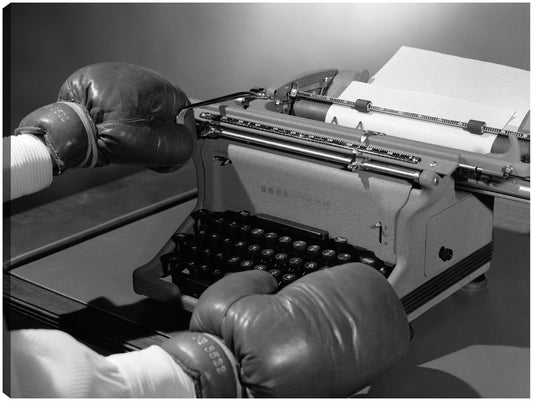 Boxeo Mecanografía - Vintage Images