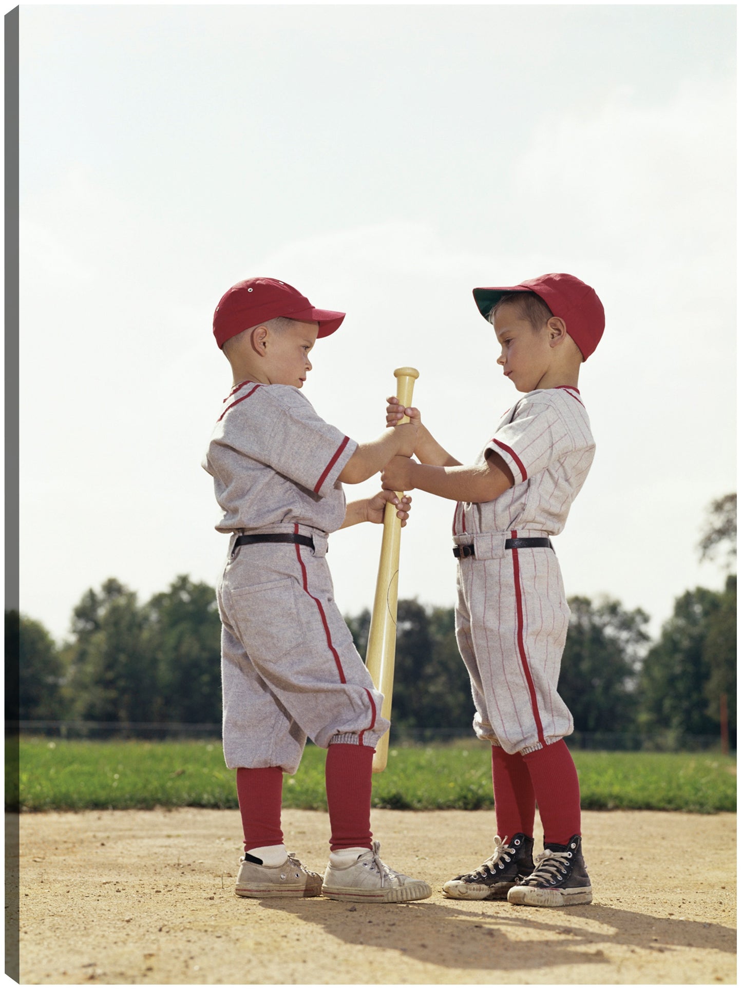 Retro Béisbol Chicos - Vintage Images