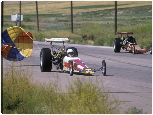 En la meta Dragster - Vintage Images