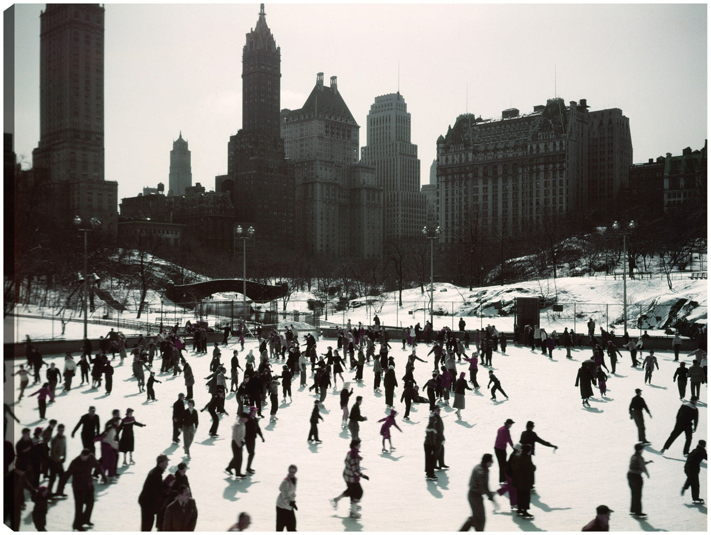 Pista de patinaje de Nueva York - Vintage Images
