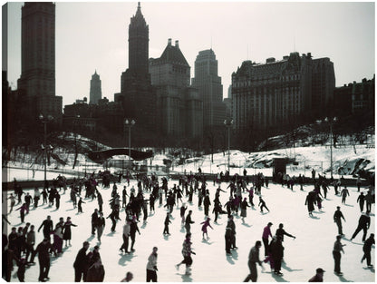 Pista de patinaje de Nueva York - Vintage Images