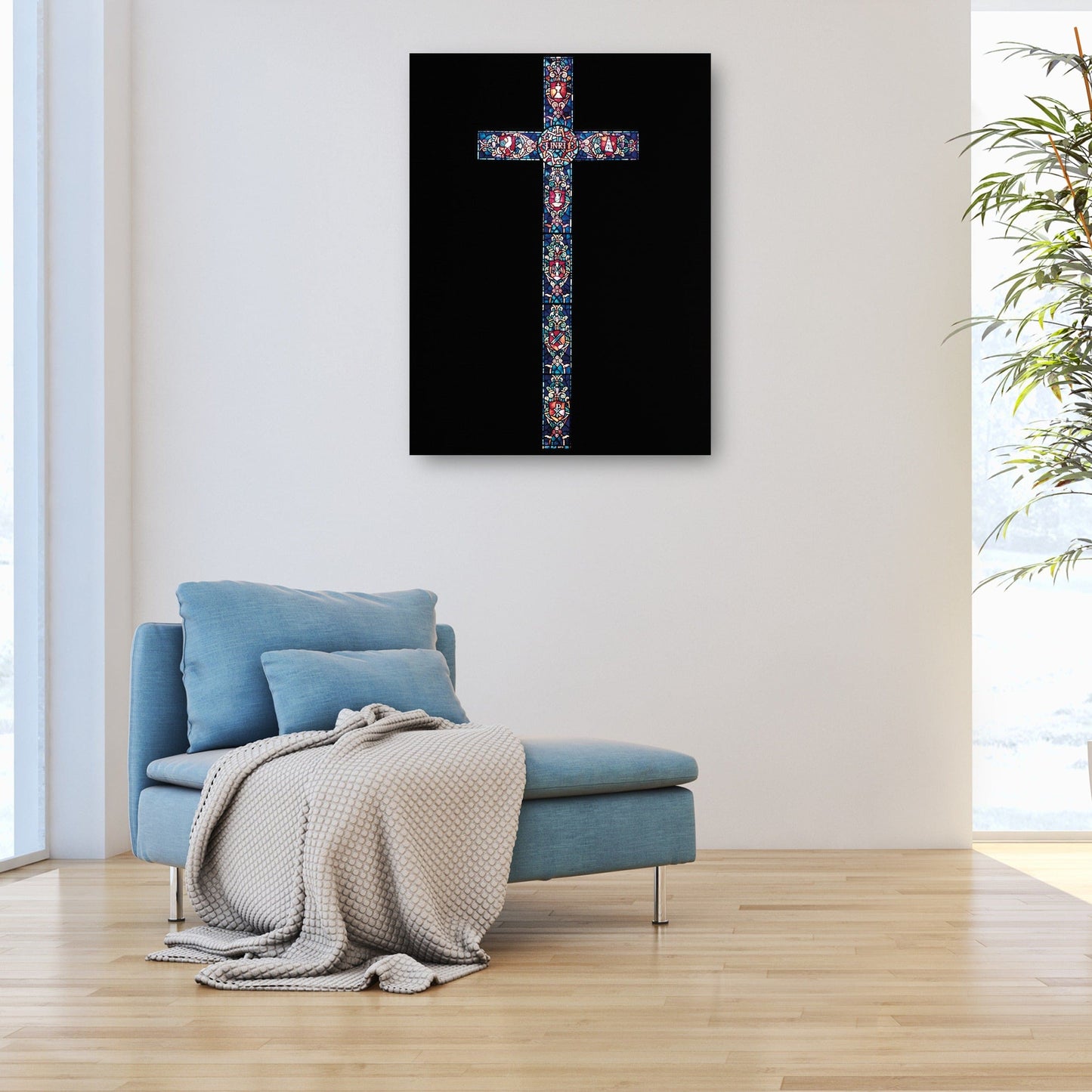 Cruz de vidrieras - Vintage Images