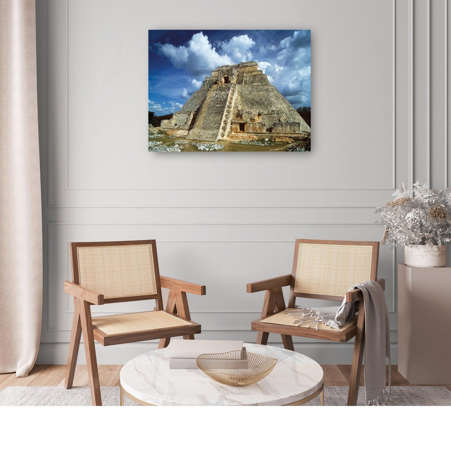 Pirámide Maya México - Vintage Images