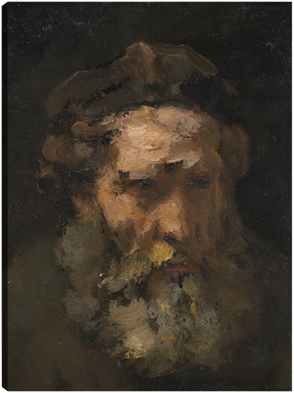 Cabeza de San Mateo (probablemente a principios de la década de 1660) - Rembrandt Van Rijn