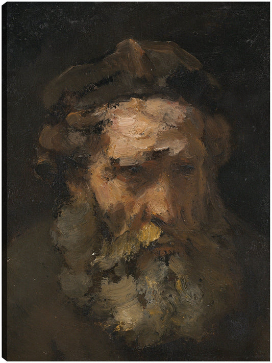 Cabeza de San Mateo (probablemente a principios de la década de 1660) - Rembrandt Van Rijn