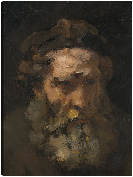 Cabeza de San Mateo (probablemente a principios de la década de 1660) - Rembrandt Van Rijn