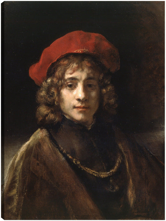 Titus, el hijo del artista (c. 1657) - Rembrandt Van Rijn