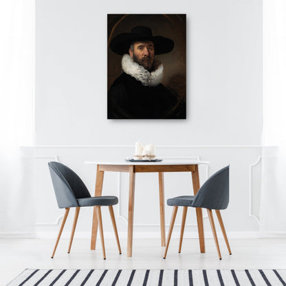 Retrato de Dirck Jansz. Pesser (hacia 1634) - Rembrandt Van Rijn - PUBLIC DOMAIN