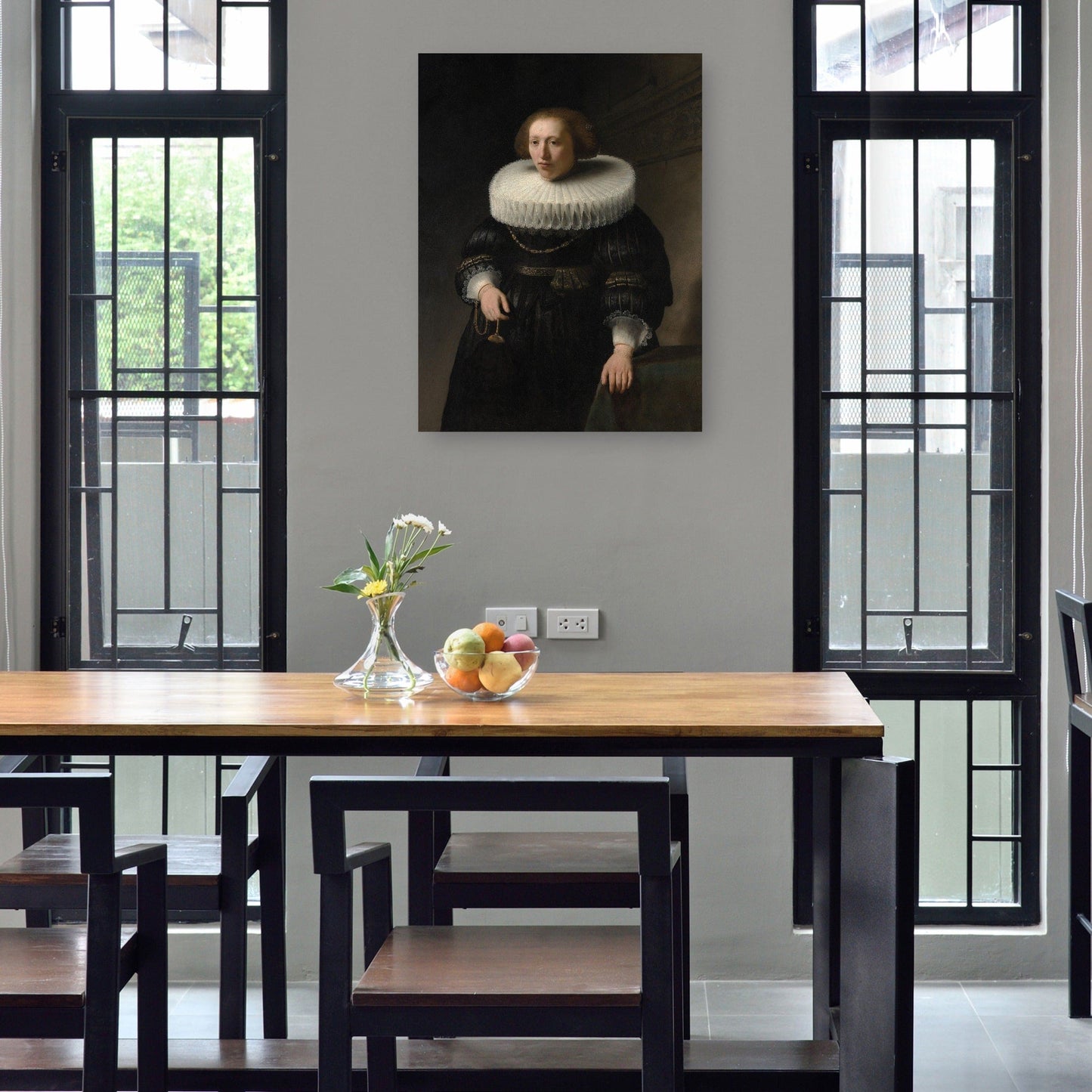 Retrato de una mujer (1632) - Rembrandt Van Rijn