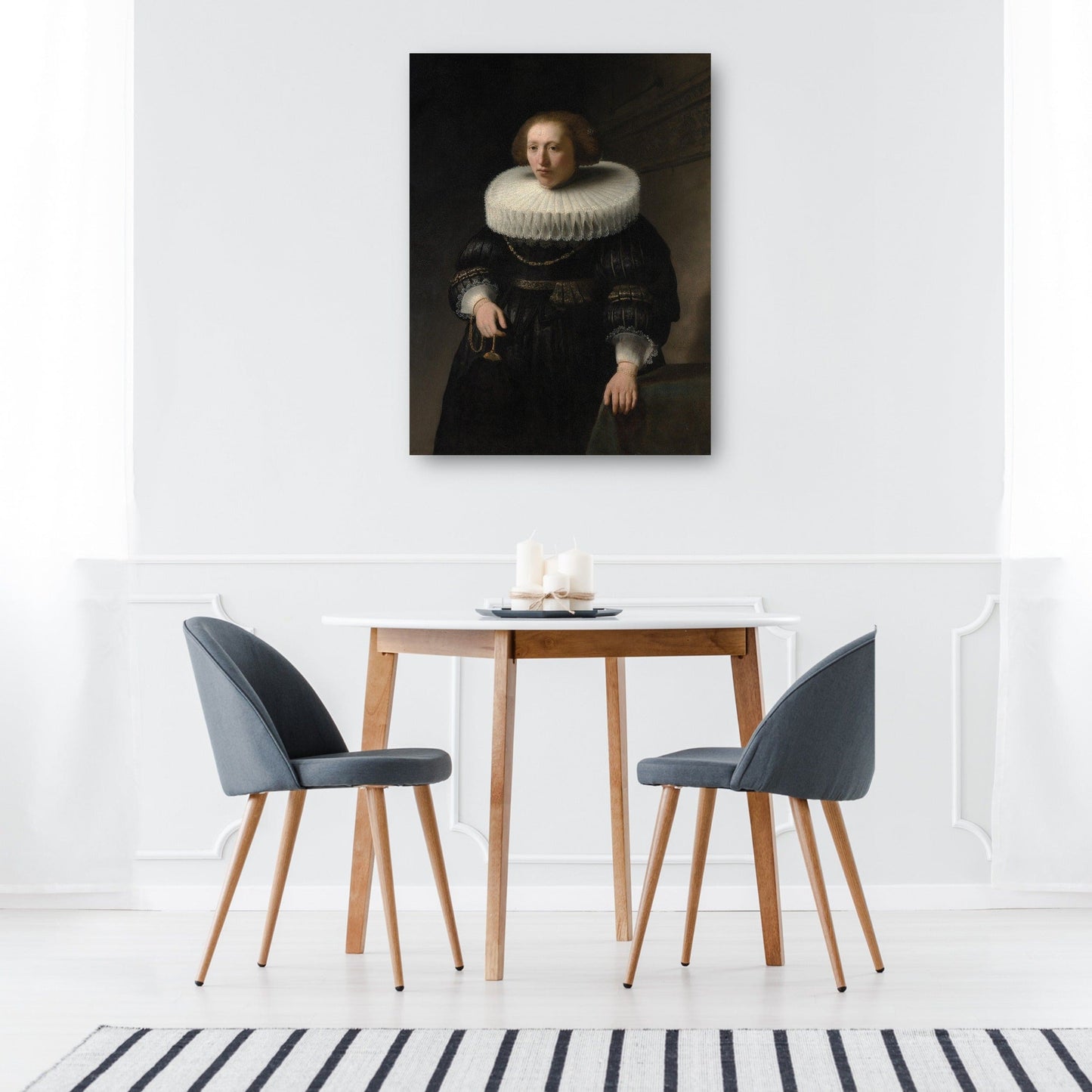 Retrato de una mujer (1632) - Rembrandt Van Rijn