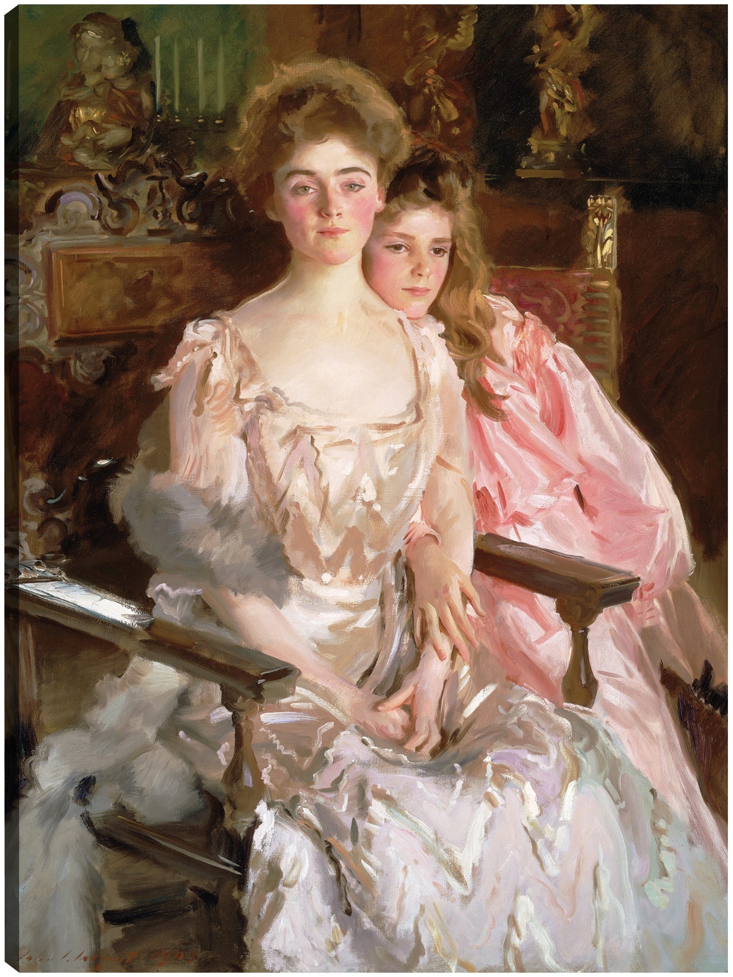 La señora Fiske Warren (Gretchen Osgood) y su hija Rachel (1903) - John Singer Sargent