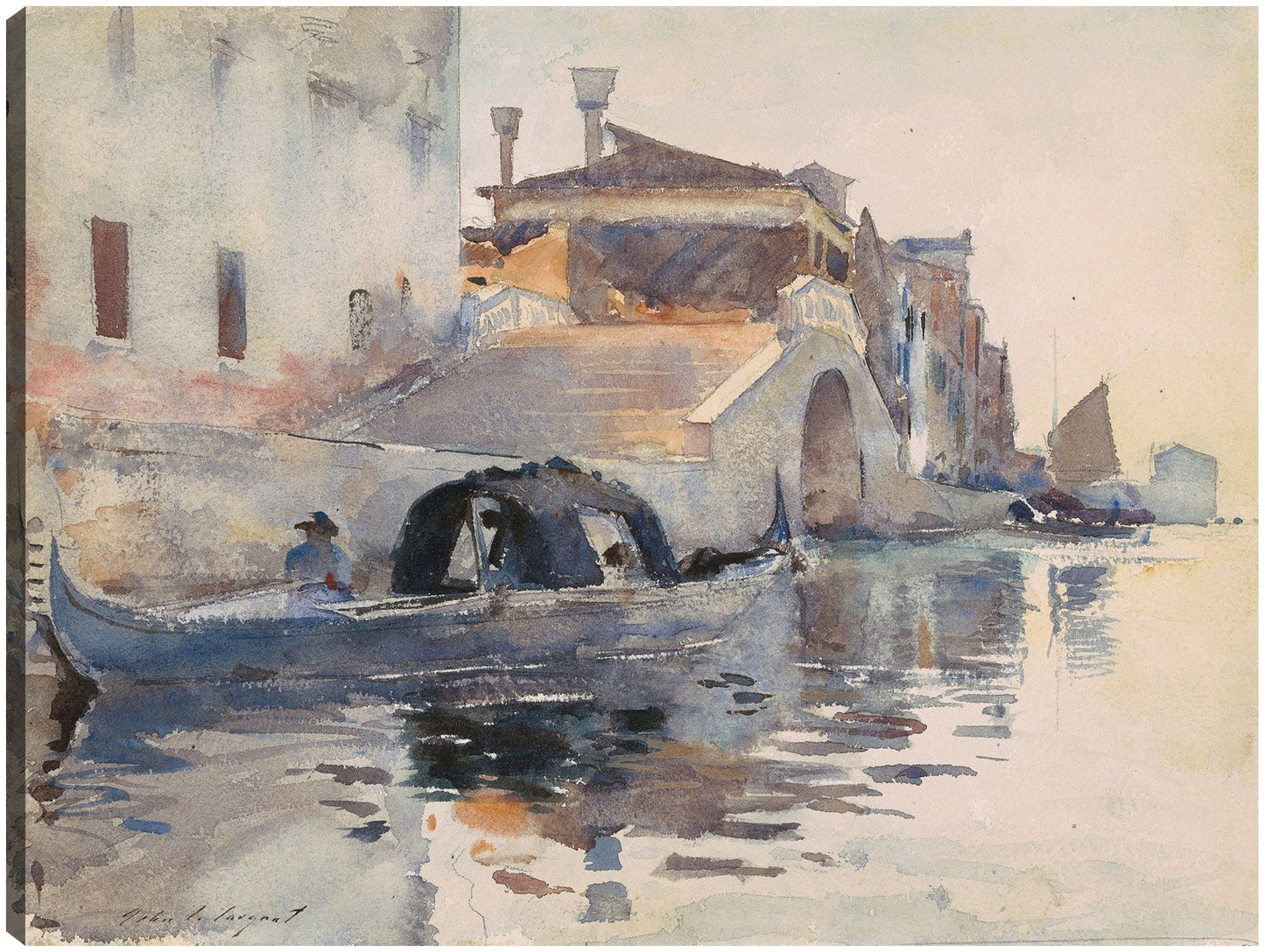 Ponte Panada, Fondamenta Nuove, Venecia (c. 1880) - John Singer Sargent