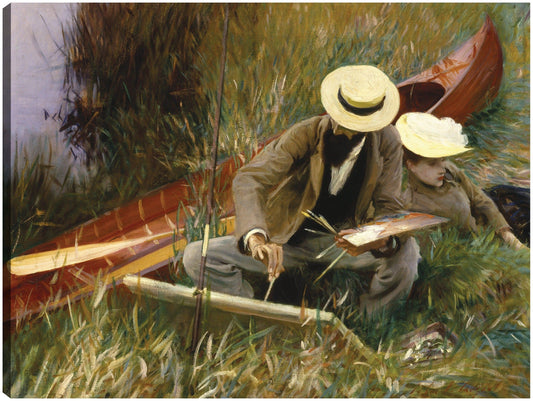 Un estudio al aire libre - John Singer Sargent