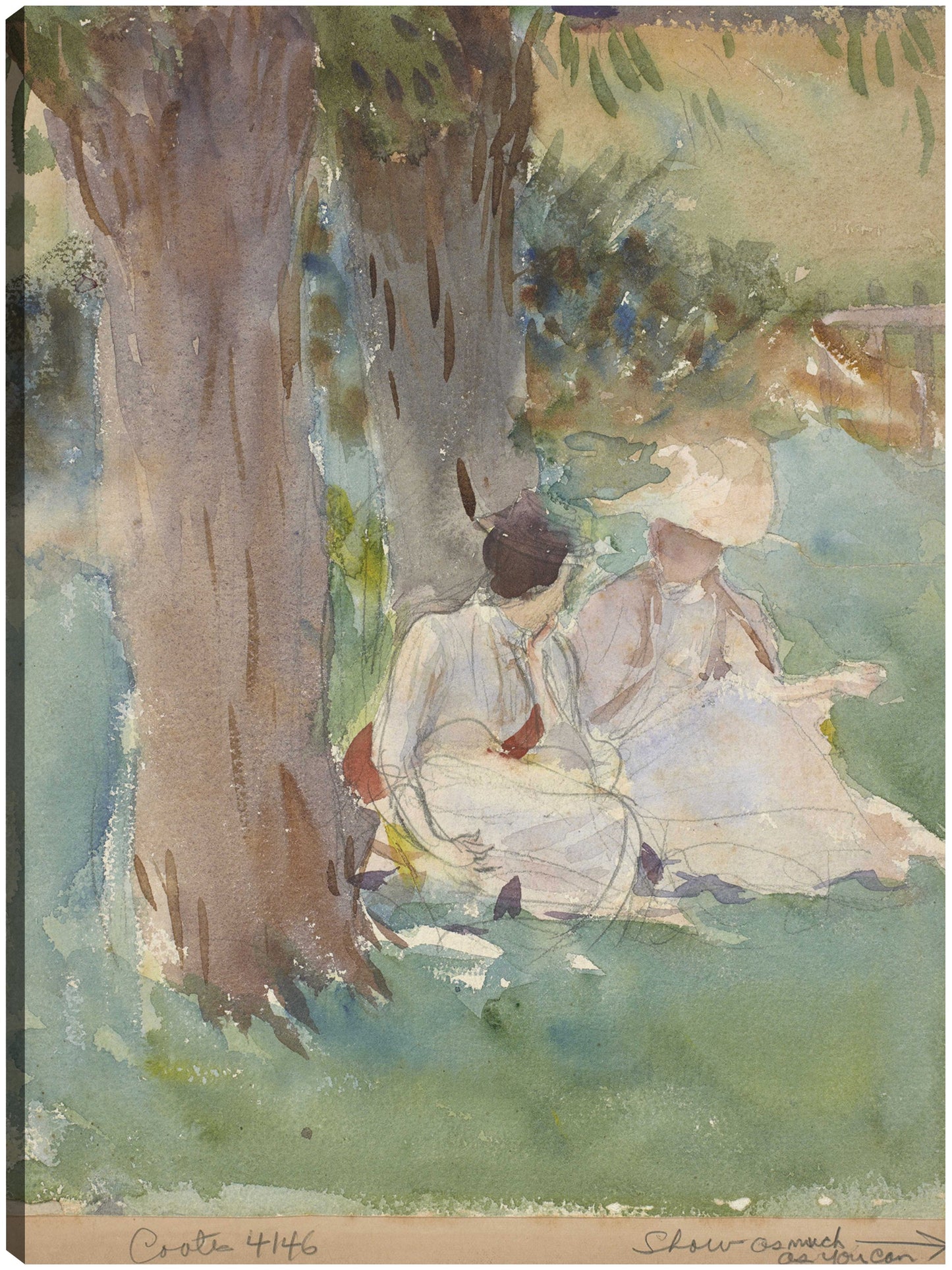 Bajo los sauces - John Singer Sargent