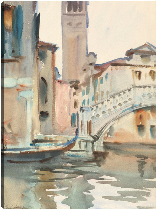 Un puente y campanario, Venecia (1902-1904) - John Singer Sargent