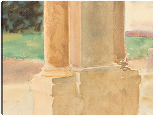 Frascati, estudio arquitectónico (c. 1907) - John Singer Sargent