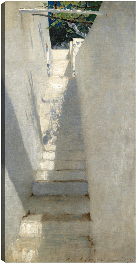 Escalera en Capri (1878) - John Singer Sargent