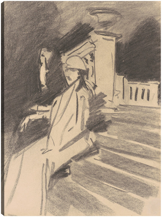 Junto a la fuente, Villa Torlonia, Frascati, Italia (c. 1907) - John Singer Sargent
