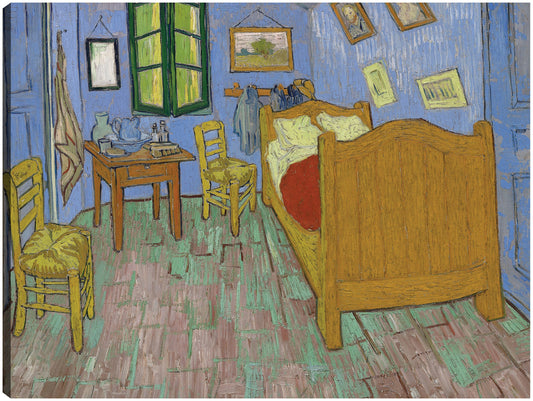 El dormitorio (1889) - Vincent van Gogh