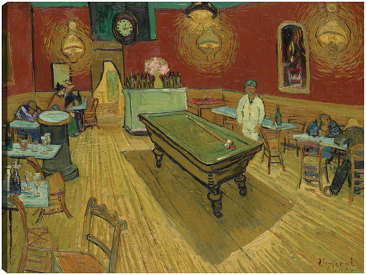 Le café de nuit (El café de la noche) (1888) - Vincent van Gogh