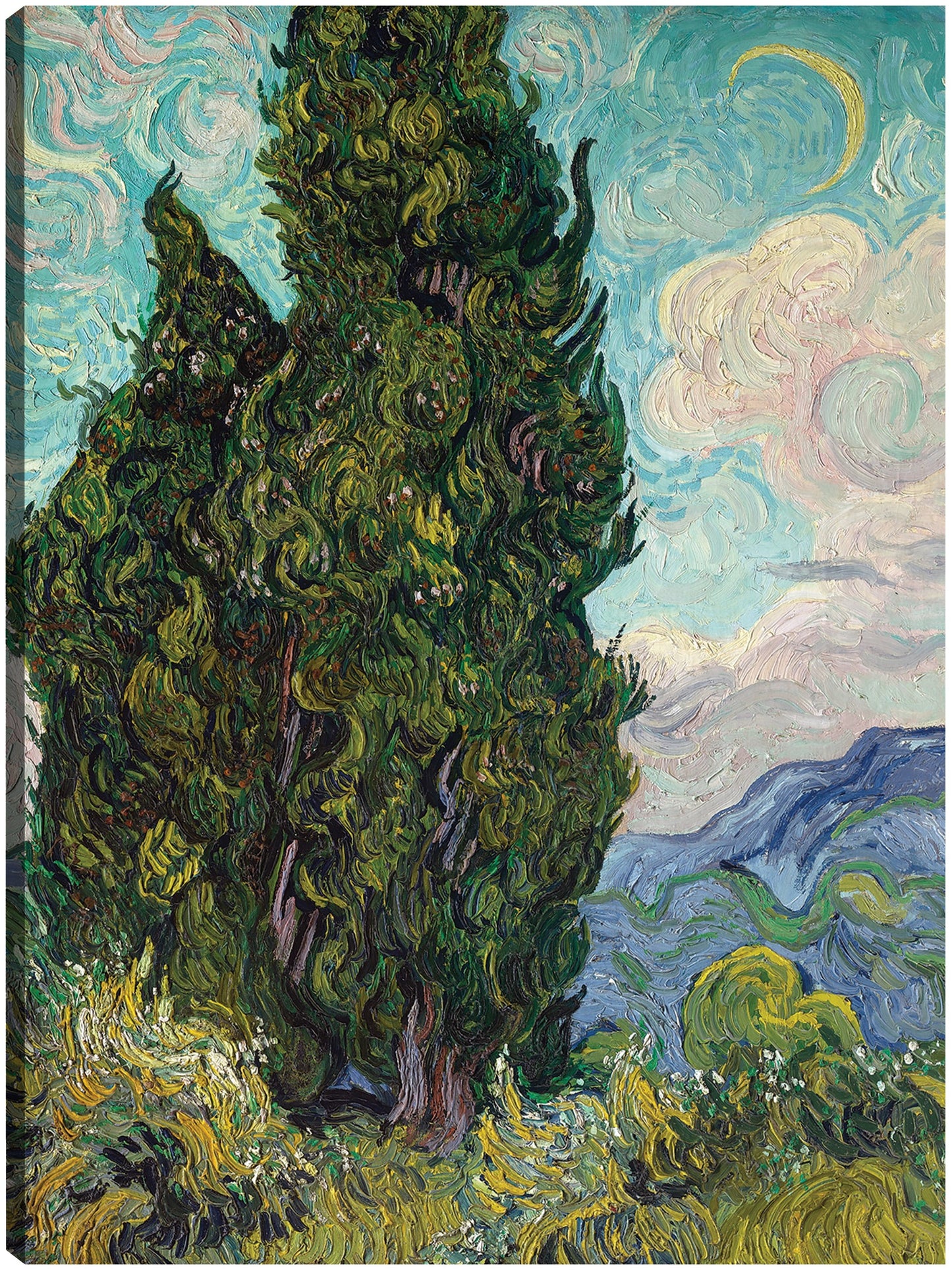 Cipreses (1889) - Vincent van Gogh