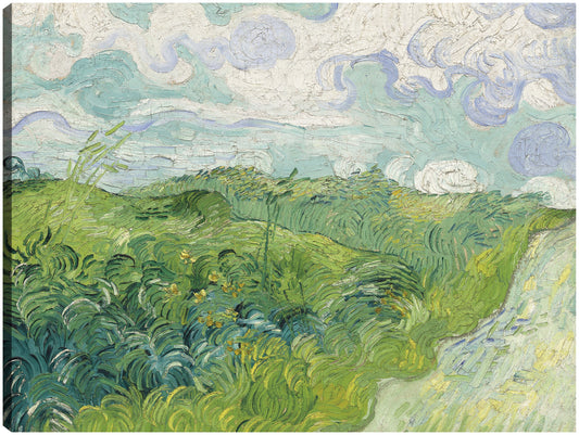 Campos de trigo verde, Auvers (1890) - Vincent van Gogh