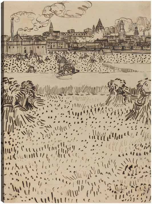 La cosecha (1888) - Vincent van Gogh