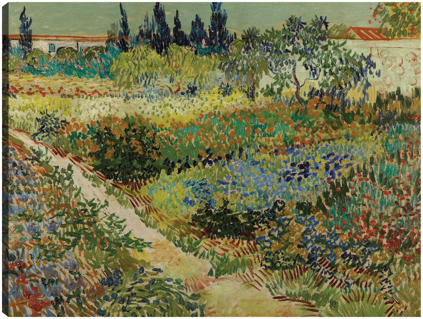 Jardín en Arlés - Vincent van Gogh