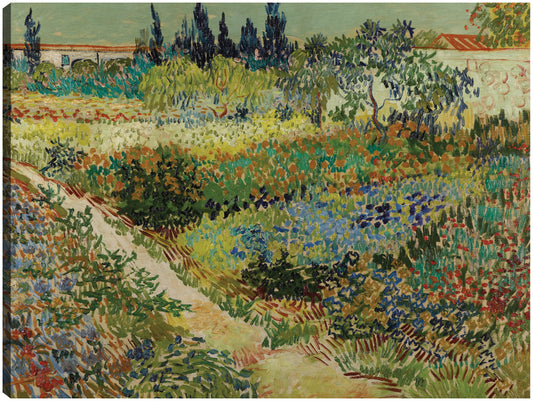 Jardín en Arlés - Vincent van Gogh