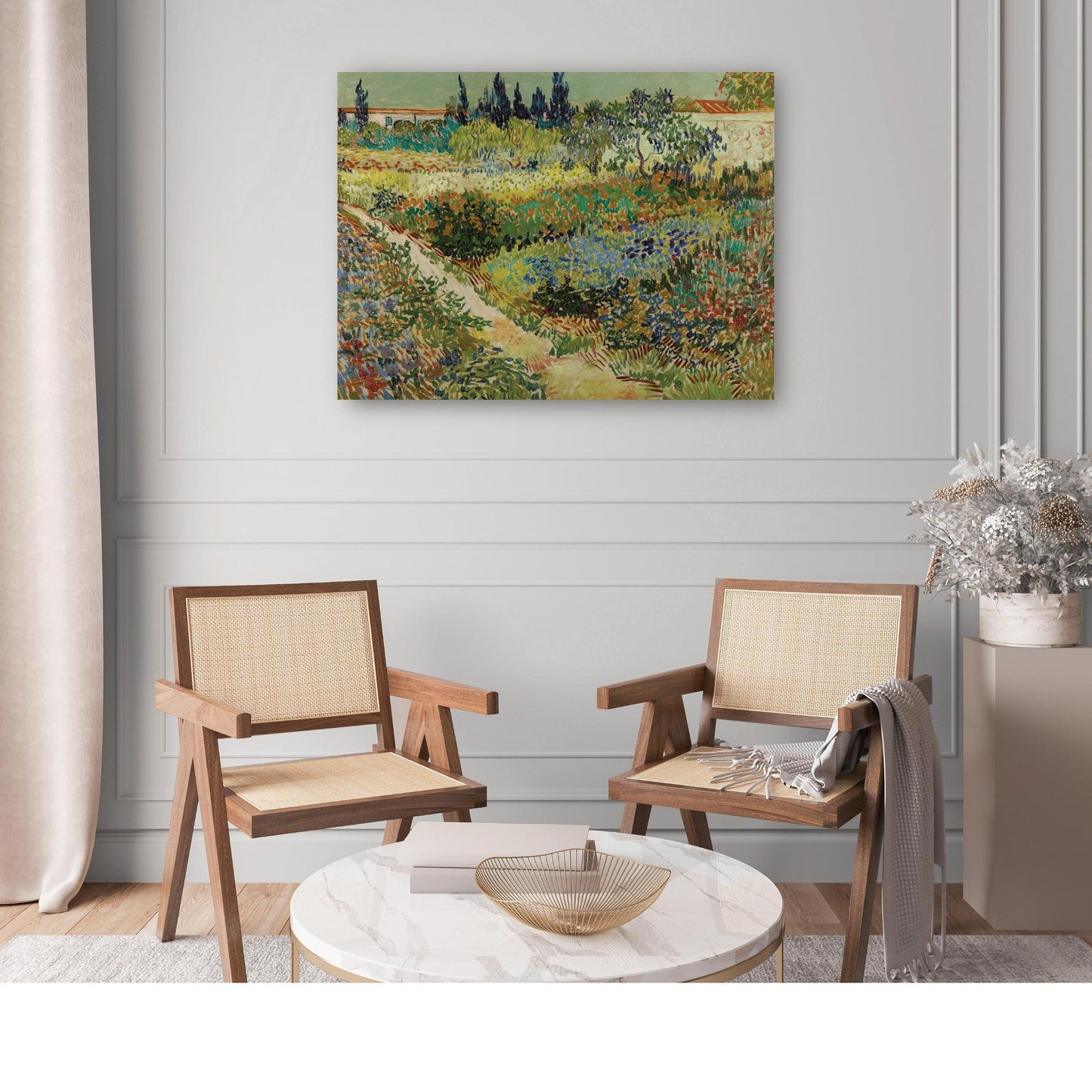 Jardín en Arlés - Vincent van Gogh