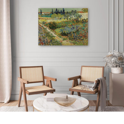 Jardín en Arlés - Vincent van Gogh