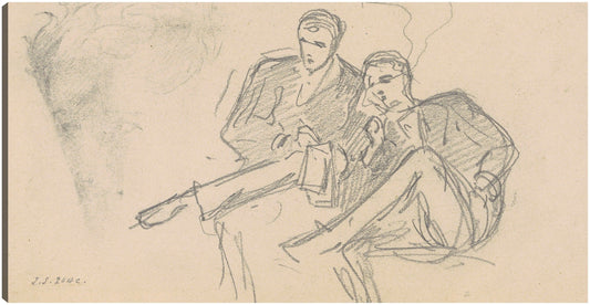 Hombres sentados (c. 1874-1877) - John Singer Sargent