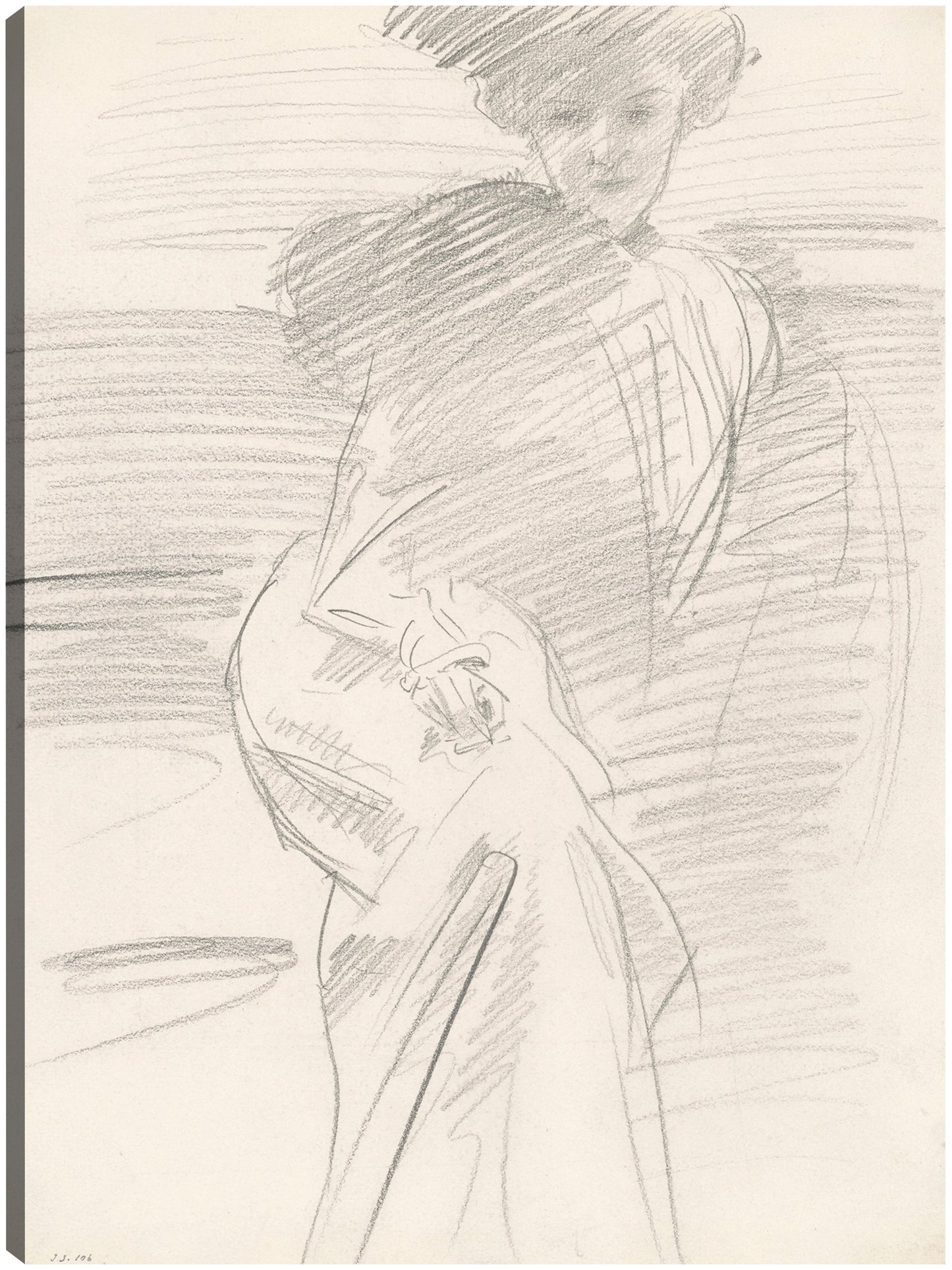 Mujer sentada (c. 1890-1900) - John Singer Sargent
