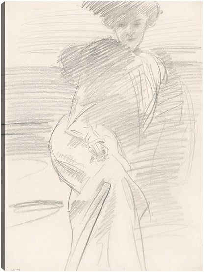 Mujer sentada (c. 1890-1900) - John Singer Sargent