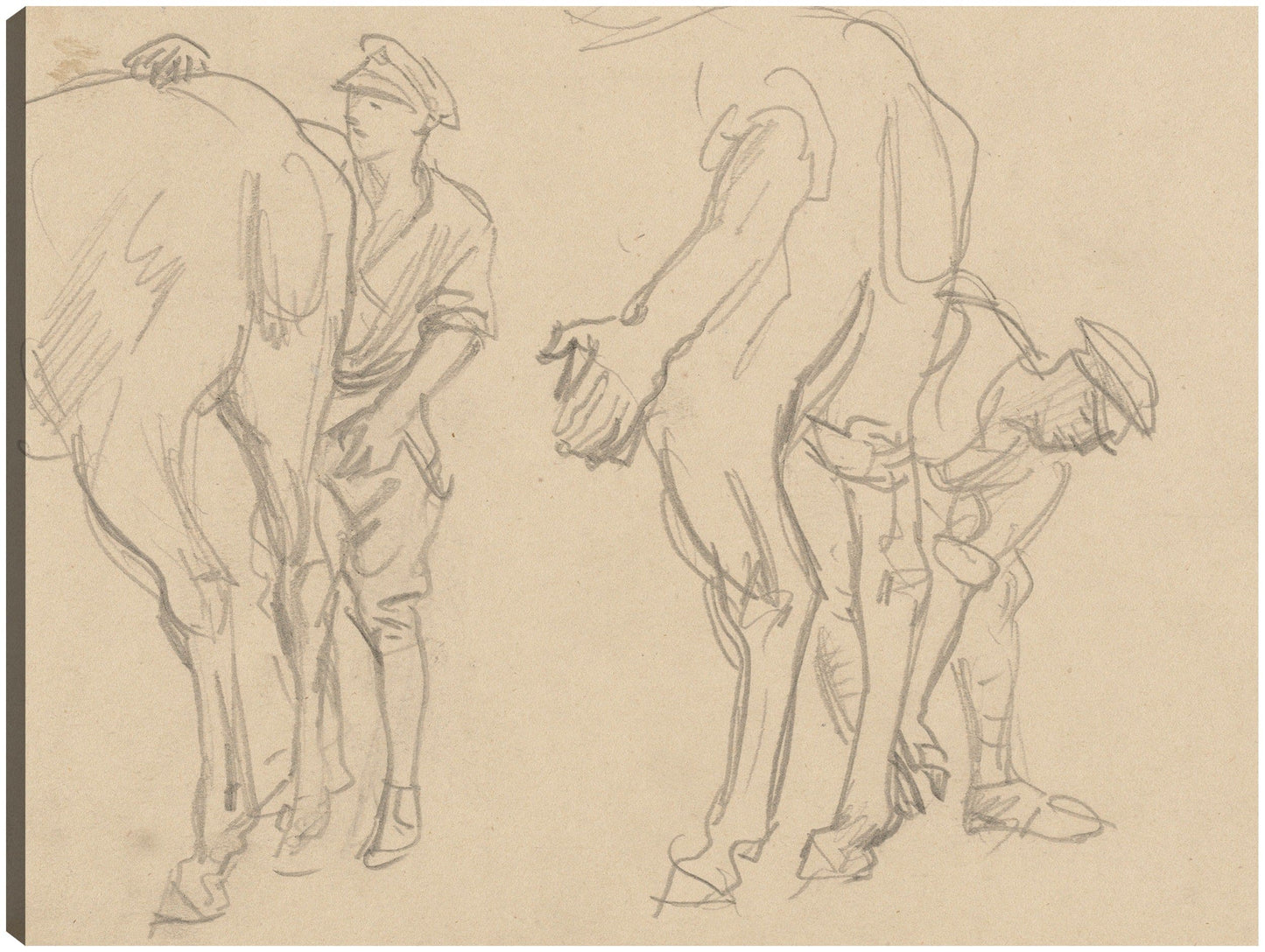 Estudios para &#39;Scots Grey&#39; (1918) - John Singer Sargent