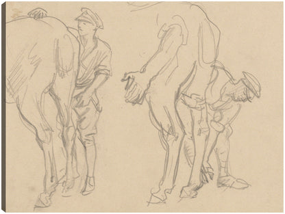 Estudios para &#39;Scots Grey&#39; (1918) - John Singer Sargent