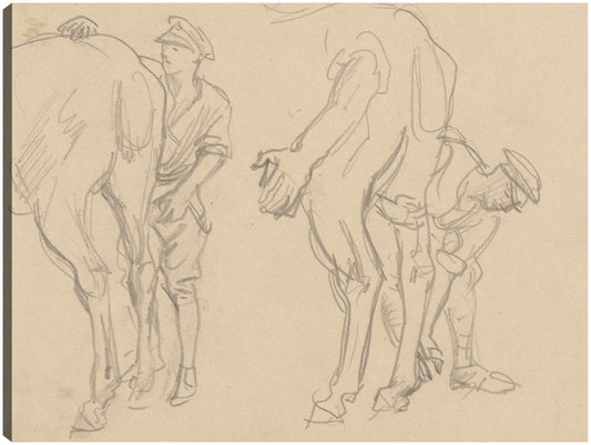 Estudios para &#39;Scots Grey&#39; (1918) - John Singer Sargent