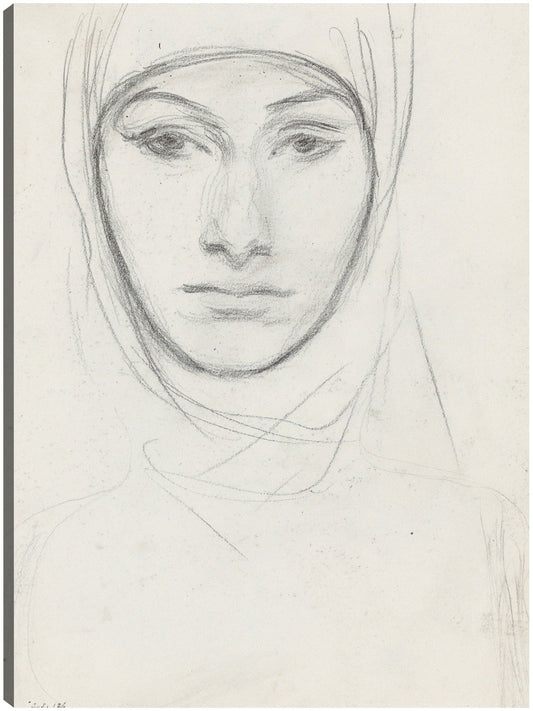 Cabeza de mujer - John Singer Sargent