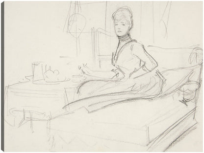 Señora en la mesa de té - John Singer Sargent