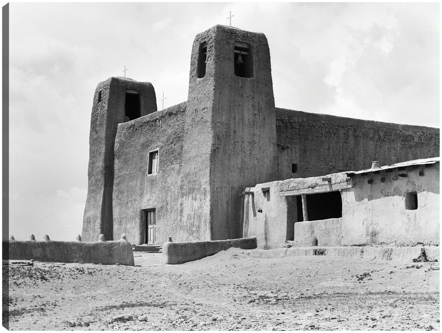 Iglesia de adobe de Nuevo México - Vintage Images