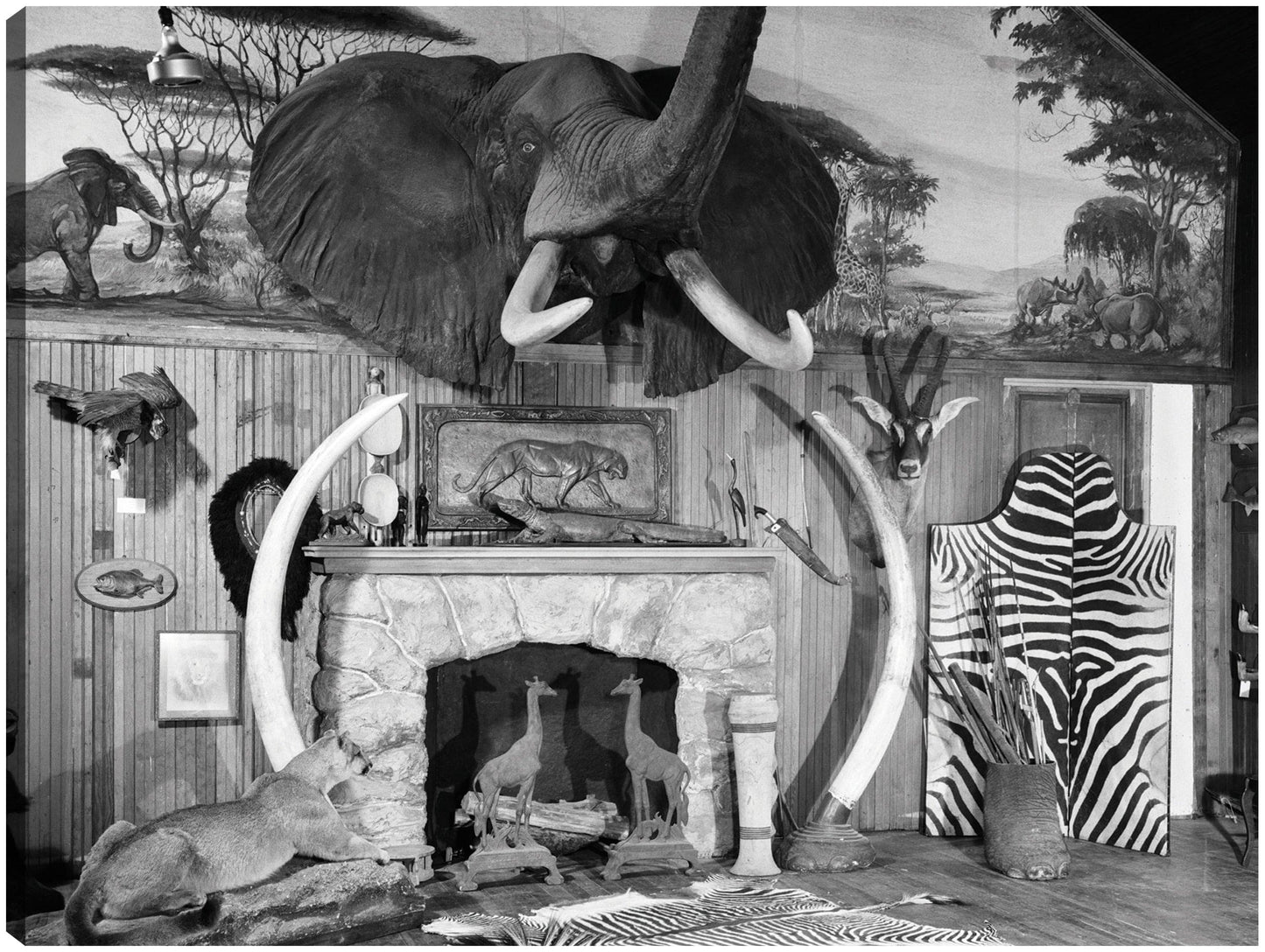 Sala de caza vintage - Vintage Images