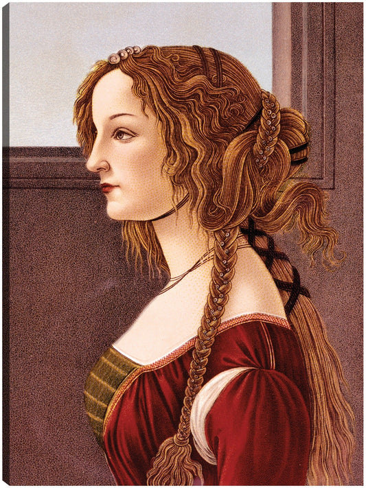 Botticelli mujer joven - Vintage Images