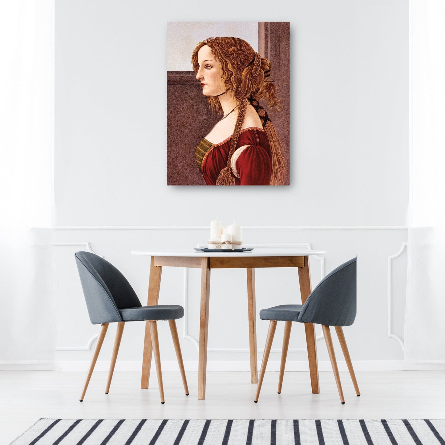 Botticelli mujer joven - Vintage Images